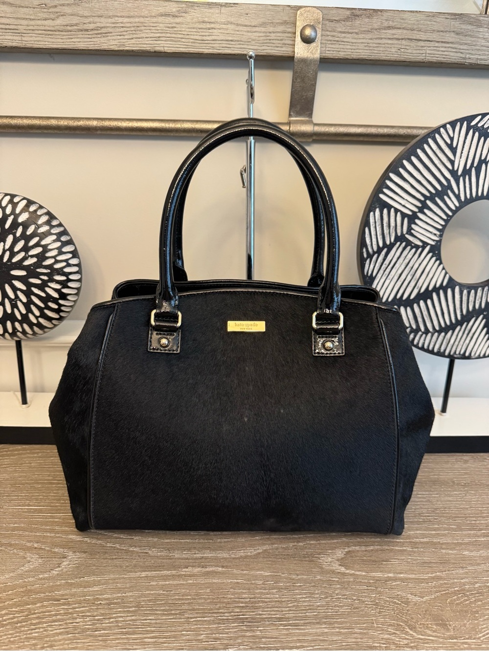 kate spade Chateau hills Sloan calf hair satchel